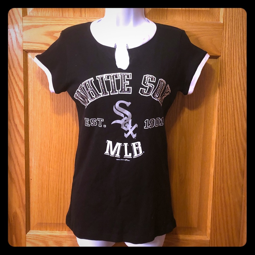 NWT Rhinestone MLB White Sox Shirt